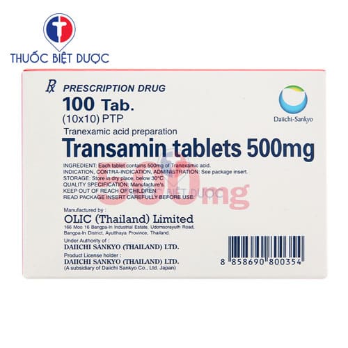 Transamin Tablets 500mg