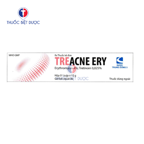 Treacne ery - Thuốc chỉ định điều trị mụn trứng cá