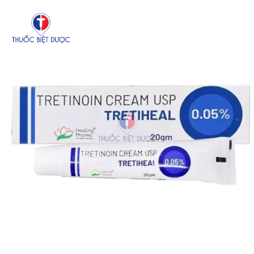 Tretiheal 0,05% - Thuốc kê đơn điều trị mụn trứng cá