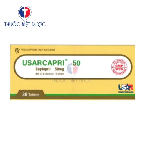 Usarcapri 50 PP.Pharco - Captopril