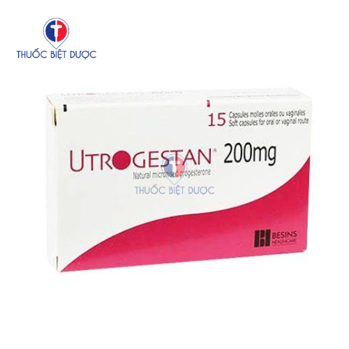 Utrogestan 200mg - Thuốc điều trị thiếu hụt progesterone
