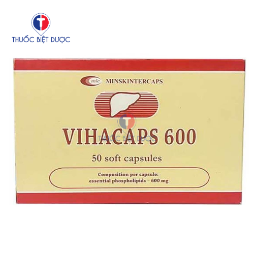 Vihacaps 600mg - Thuốc hỗ trợ tăng cường chức năng gan