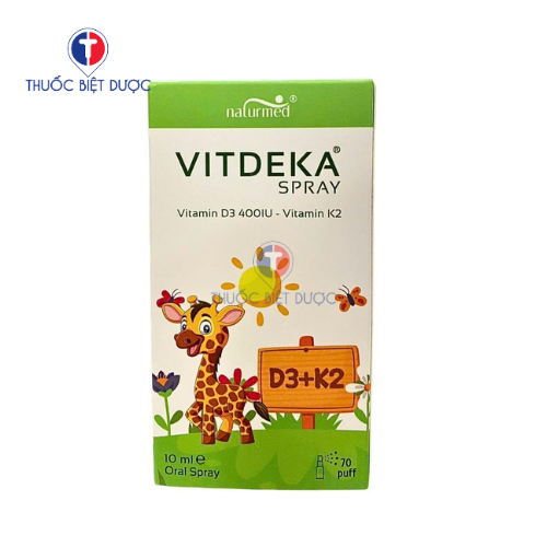 Vitdeka Spray - Hỗ trợ bổ sung vitamin K2 và vitamin D3