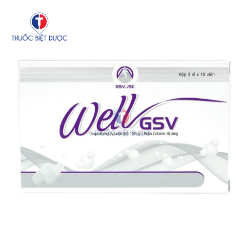 Well GSV - Hỗ trợ bổ sung dưỡng chất, ngăn ngừa gãy rụng tóc
