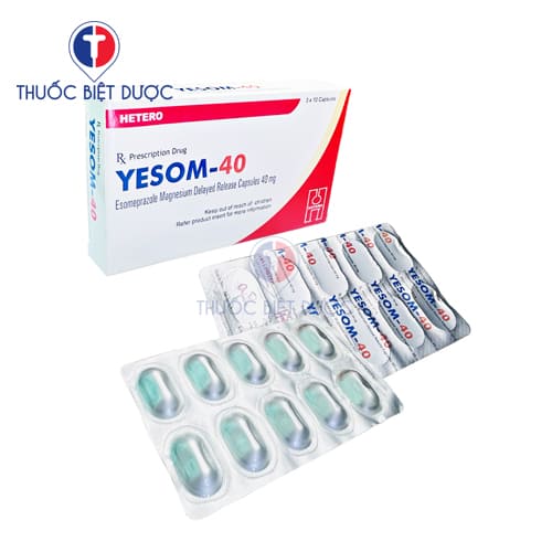 Hình ảnh Yesom- 40 Esomeprazole Magnesium delayed release Tablets 40mg