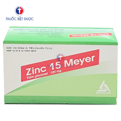 ZinC 15 Meyer - Hỗ trợ bổ sung khoáng chất kẽm cho cơ thể