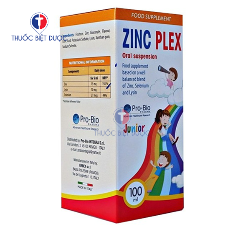 Zinc Plex - Hỗ trợ bổ sung Kẽm và Acid amin cho cơ thể