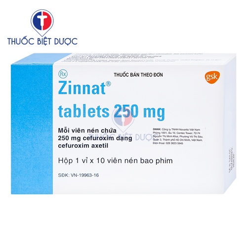 Zinnat 250mg