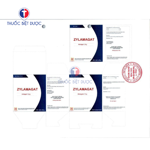 Zylamagat - Thuốc giảm ợ nóng, ợ chua ở người trên 12 tuổi