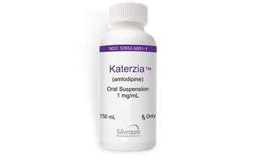 Thuốc Katerzia (amlodipine); dạng dỗn dịch uống cho bệnh nhân nhi 6 tuổi trở lên được FDA cấp phép