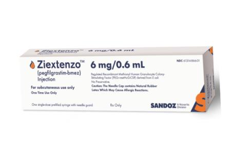 Thuốc Ziextenzo(pegfilgrastim-bmez); tương đương sinh học với Neulasta được FDA chấp thuận