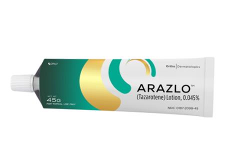 Thuốc Arazlo (tazarotene); để điều trị tại chỗ mụn trứng cá được FDA chấp thuận