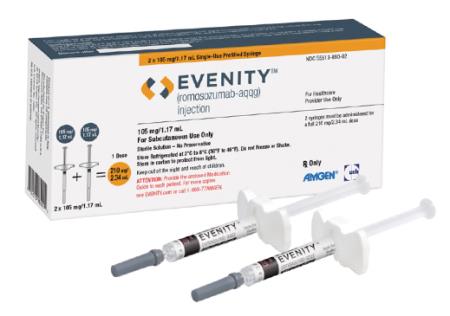 Thuốc Evenity (romosozumab); để điều trị bệnh loãng xương được sự chấp thuận của EC