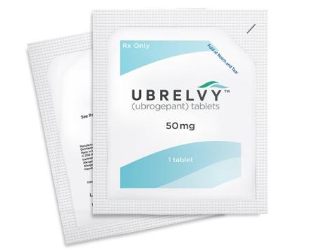 Thuốc Ubrelvy (ubrogepant); để điều trị đau nửa đầu cấp tính