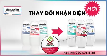 THÔNG BÁO : Thay đổi nhận diện mới của sản phẩm AQUASELIN