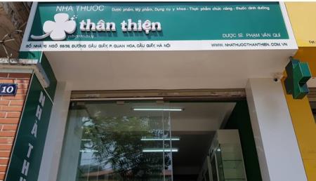 Nhà thuốc Thân thiện, địa chỉ tin cậy khi mua thuốc tại Hà Nội