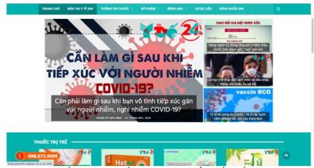 Quá trình hình thành trang tin tức Y tế 24h