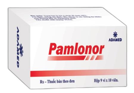 Thuốc PAMLONOR (Amlodipin 5mg); trong điều trị tăng huyết áp, đau thắt ngực