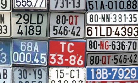 Biển số xe các tỉnh
