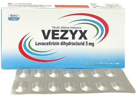 Thuốc Vezyx trong điều trị viêm mũi dị ứng và mày đay