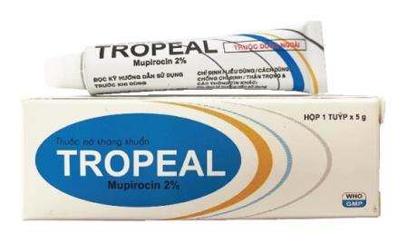 Thuốc TROPEAL (Mupirocin); trong điều trị Nhiễm khuẩn ngoài da