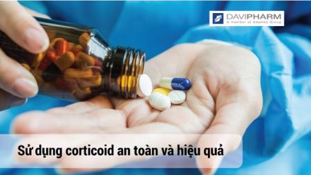 Sử dụng corticoid an toàn và hiệu quả