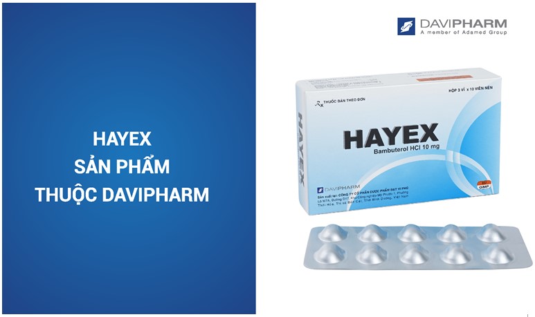 Sử dụng thuốc hen phế quản HAYEX hiệu quả và an toàn 