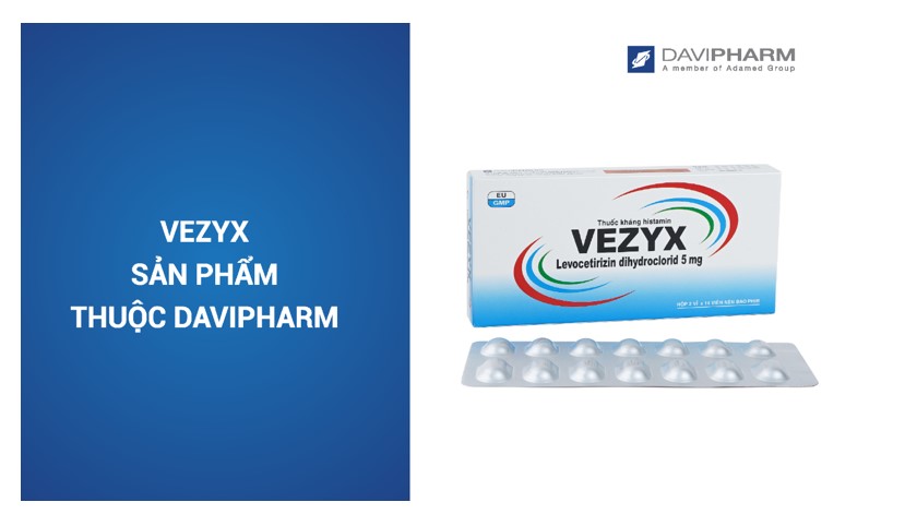 Vezyx - Thuốc điều trị viêm mũi dị ứng và mày đay