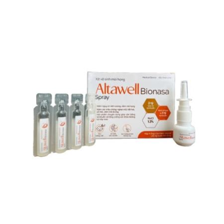 Xịt mũi họng lợi khuẩn Altawell Bionasa - TBYT - Tác dụng, liều dùng, cách dùng

