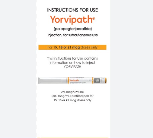 Thuốc Yorvipath điều trị bệnh suy tuyến cận giáp ở người lớn