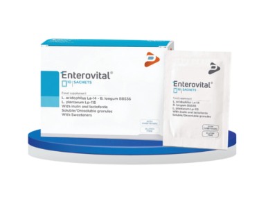 Men vi sinh Enterovital chứa 10 Tỷ Lợi Khuẩn, Inulin & Lactoferrin